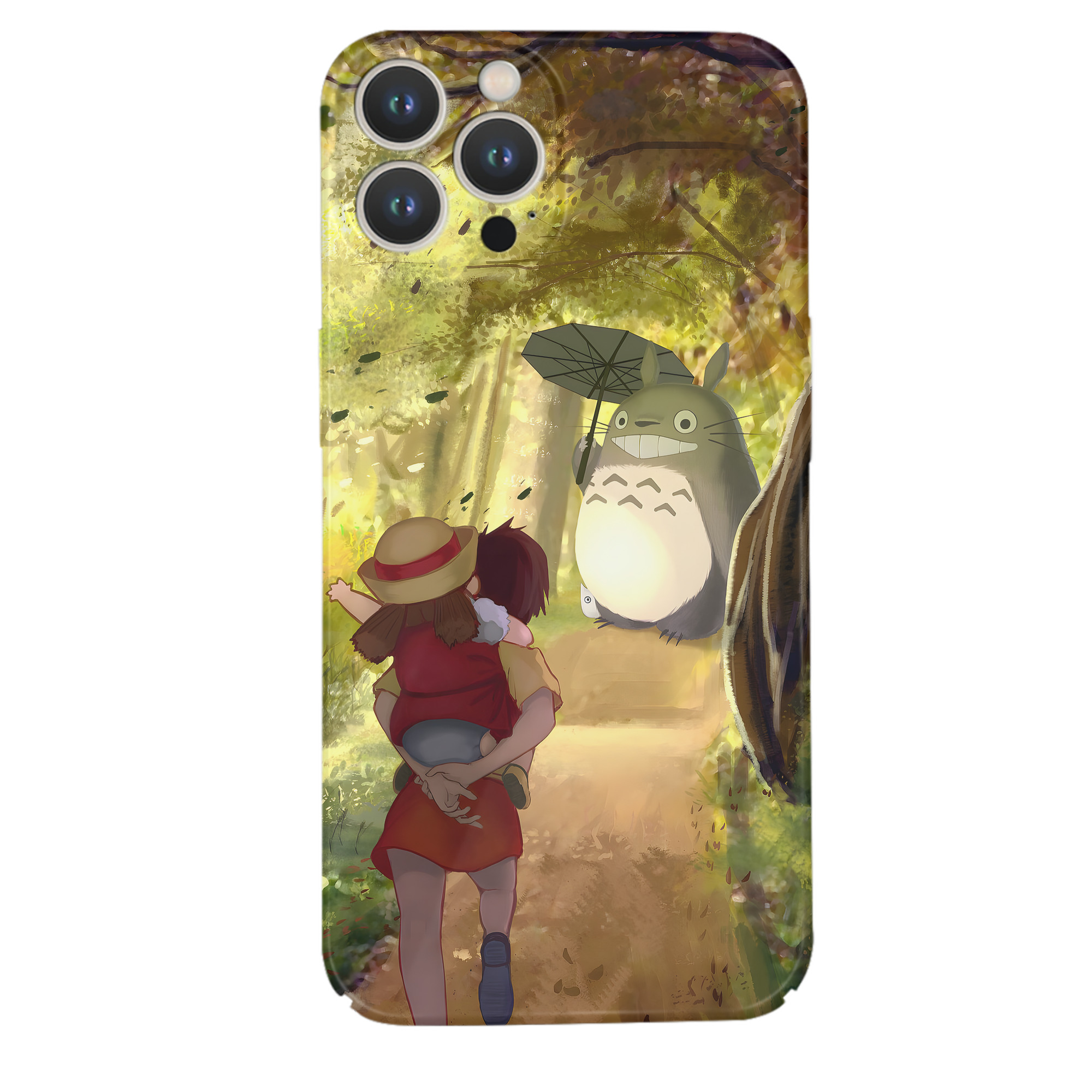（画像用） となりのトトロ 草壁メイ 草壁サツキ My Neighbor Totoro Satsuki Kusakabe Mei Kusakabe 【iPhone 14シリーズ対応】ハードケース